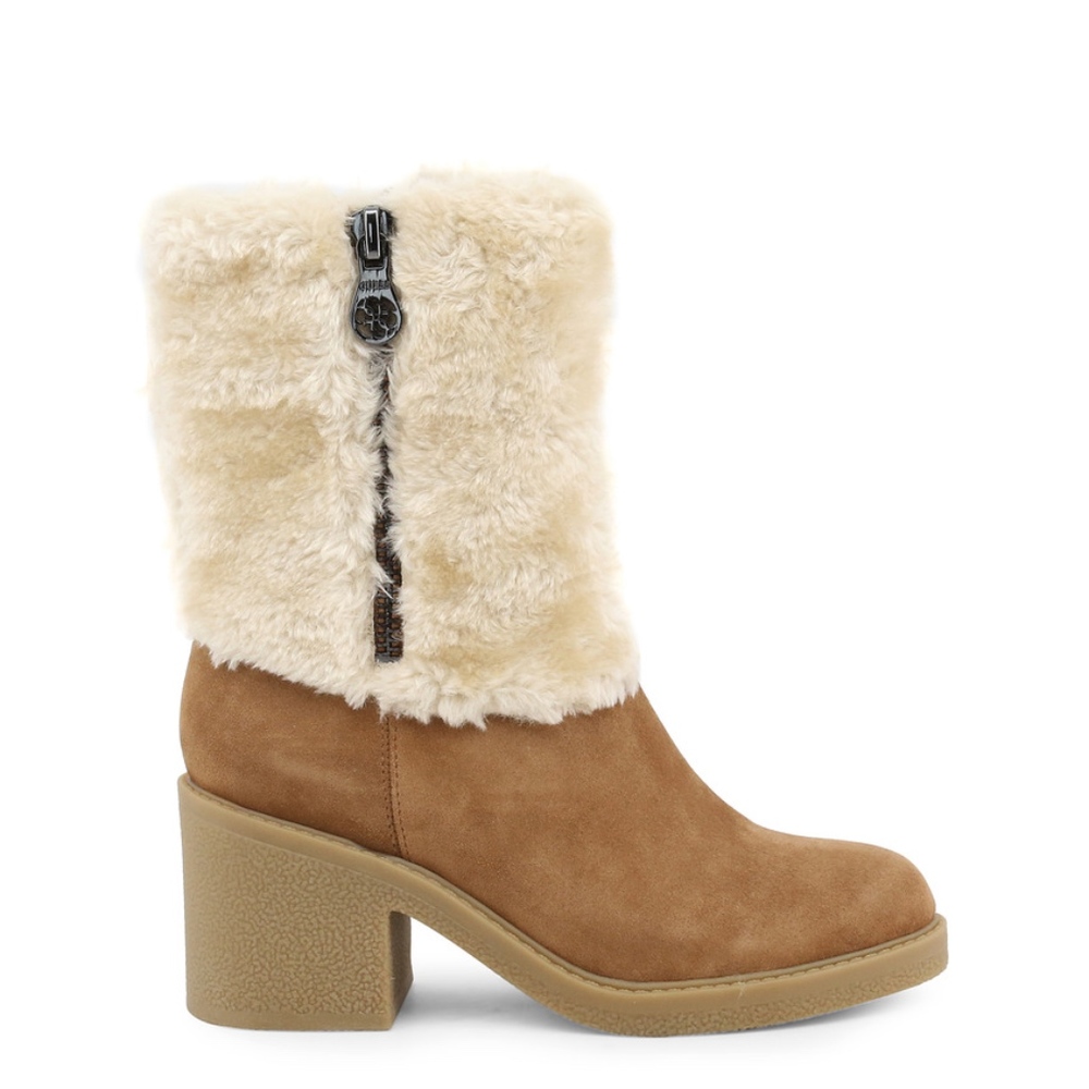 Guess Beige Fur Boots